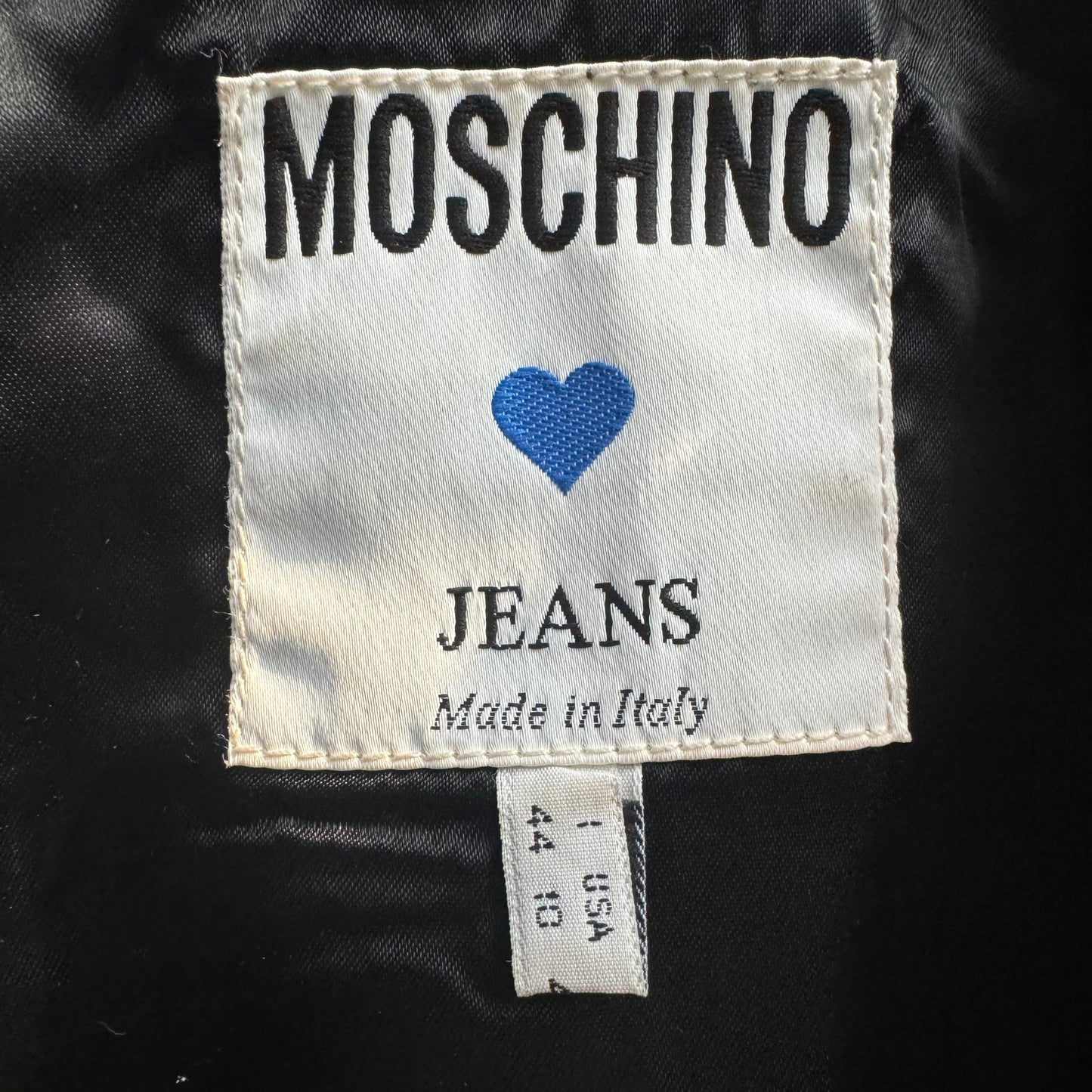 90s Moschino Jeans Pop Art Geometric Print Jacket