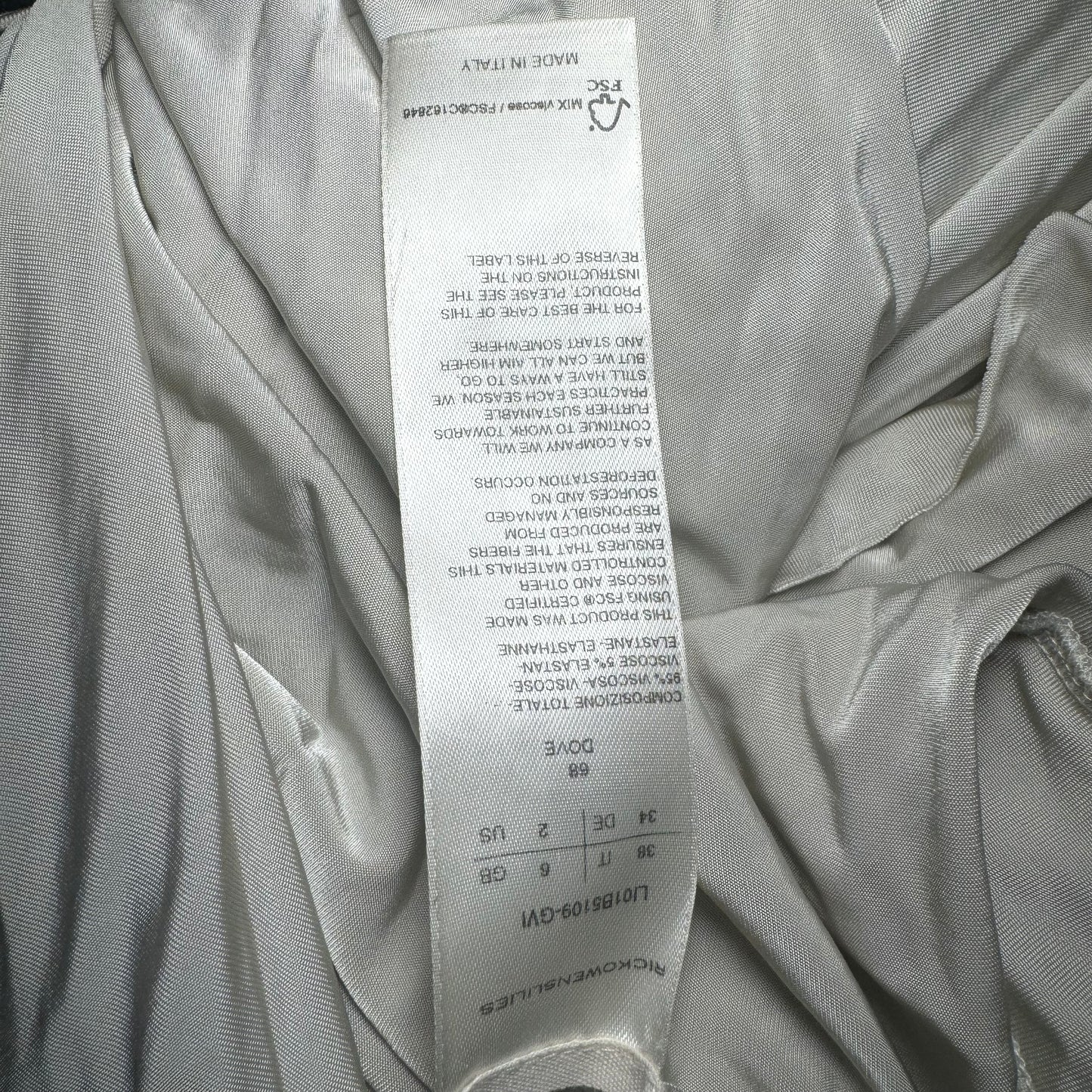 RICK OWENS LILLIES SCARLETT TOP DOVE