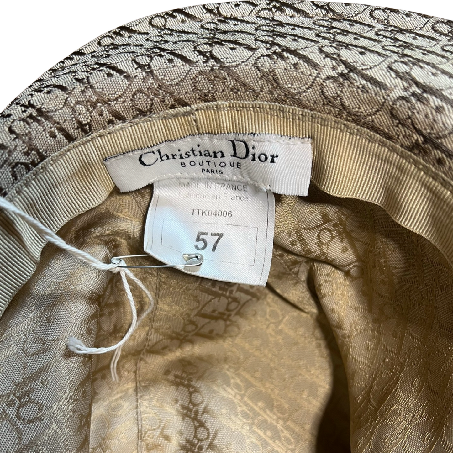 2004 Christian Dior By Galliano Rasta Bucket Hat