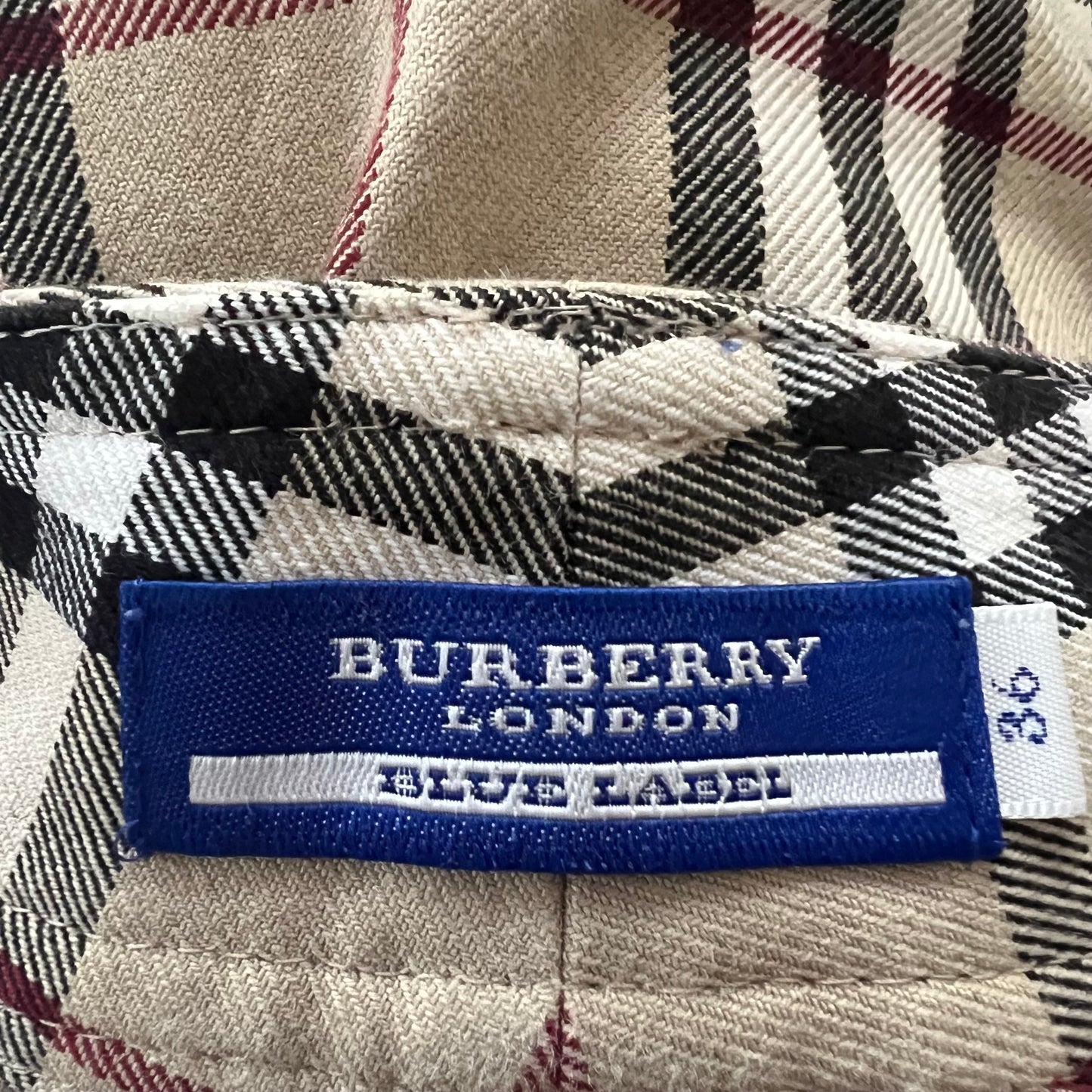 90S BURBERRY BLUE NOVACHECK PANTS