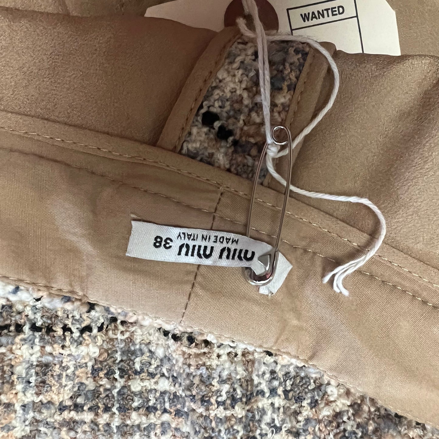 Miu Miu Tweed Boucle Shorts