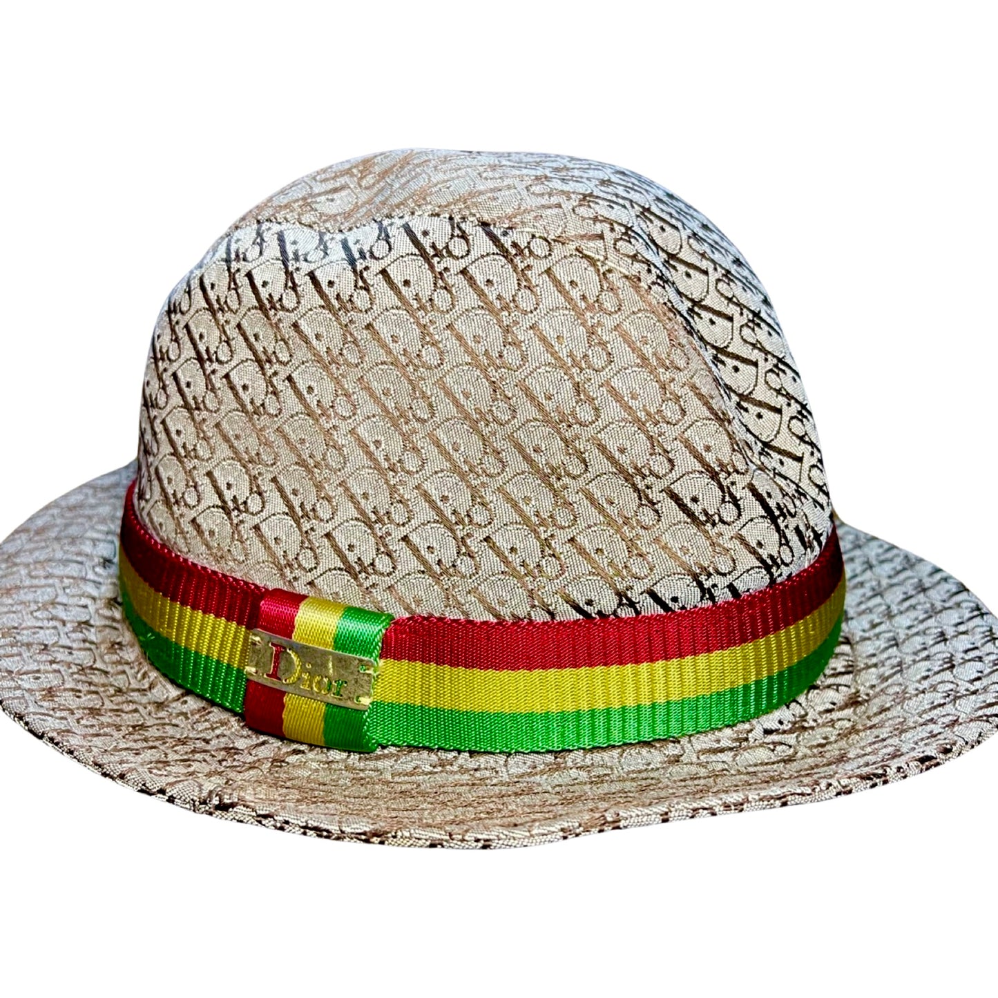 2004 Christian Dior By Galliano Rasta Bucket Hat