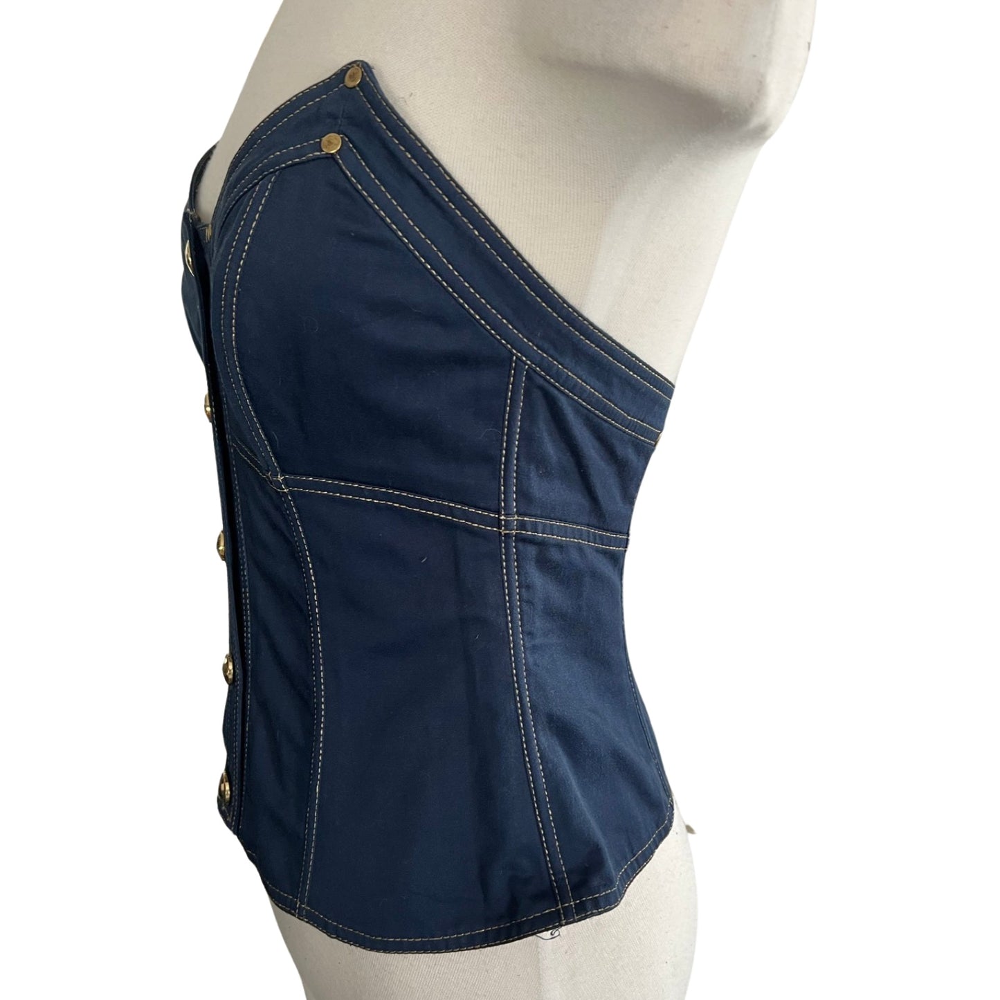 BERNARD PERRIS BUSTIER TOP
