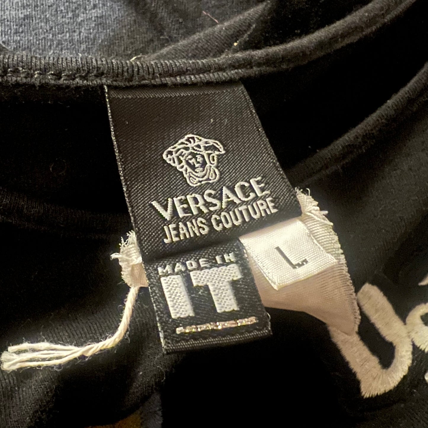 VERSACE VINTAGE 90s PUNK PATCH T SHIRT