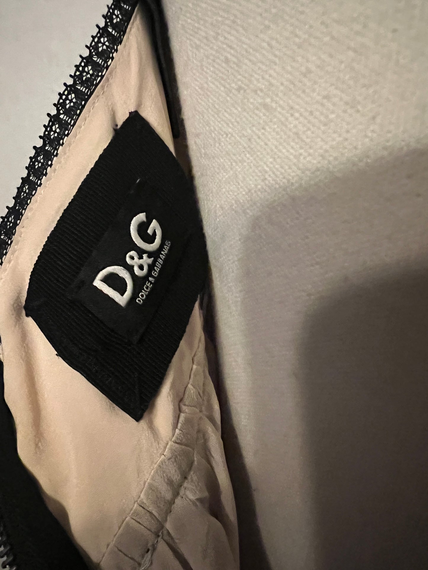 D&G BOW FRINGE BABYDOLL HALTER TOP
