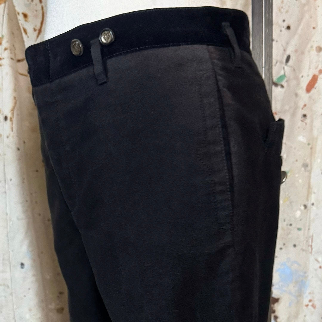 GUCCI FALL 2008 FRIDA GIANNINI COTTON VELVET STIRRUP PANTS