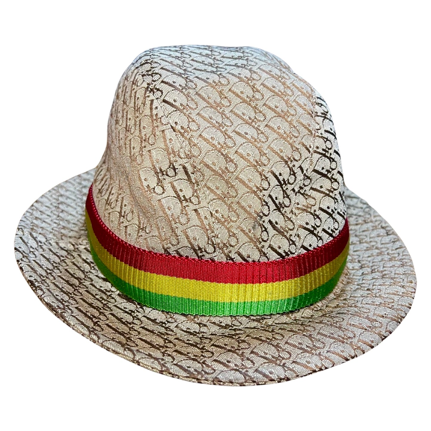 2004 Christian Dior By Galliano Rasta Bucket Hat