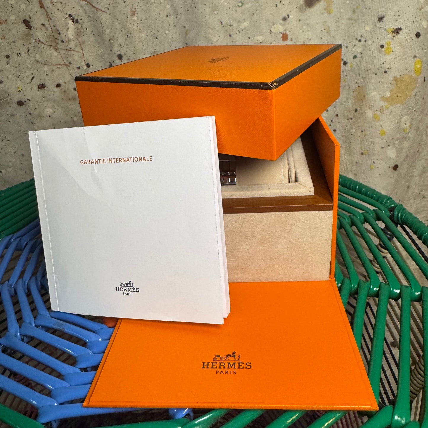 HERMES STAINLESS SILVER KELLY WATCH LINK BRACELET