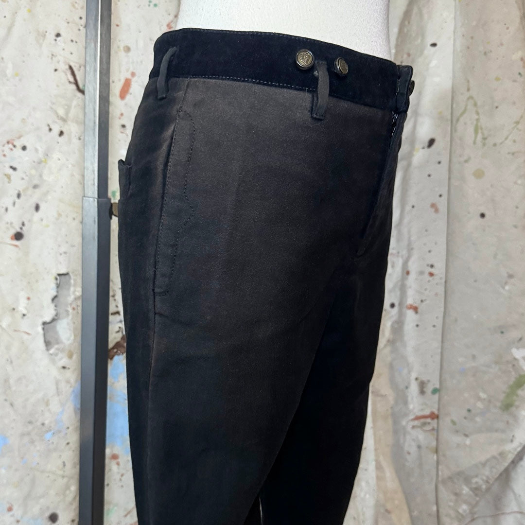 GUCCI FALL 2008 FRIDA GIANNINI COTTON VELVET STIRRUP PANTS