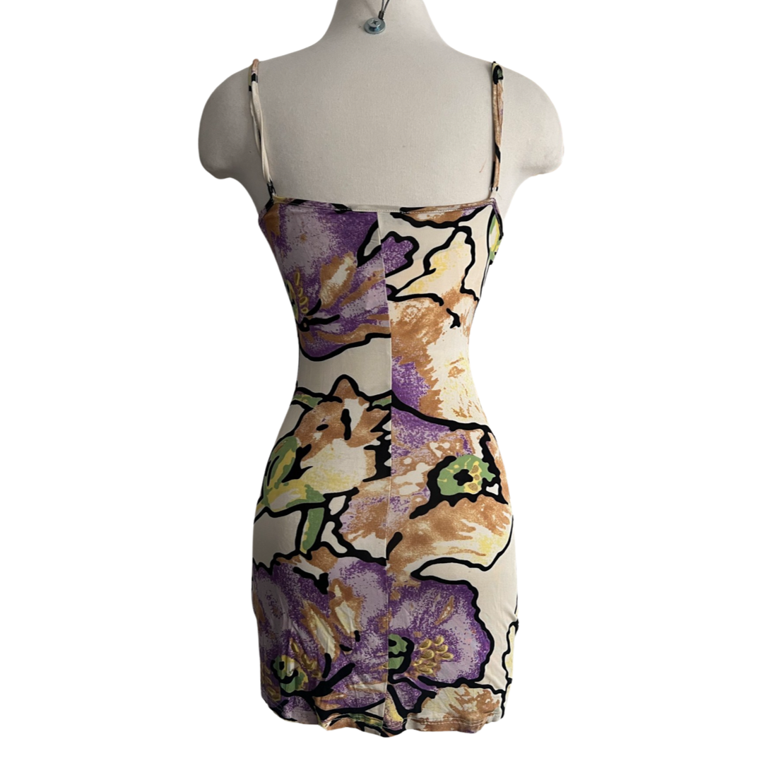 Roberto Cavalli Printed Mini Tank Dress - S
