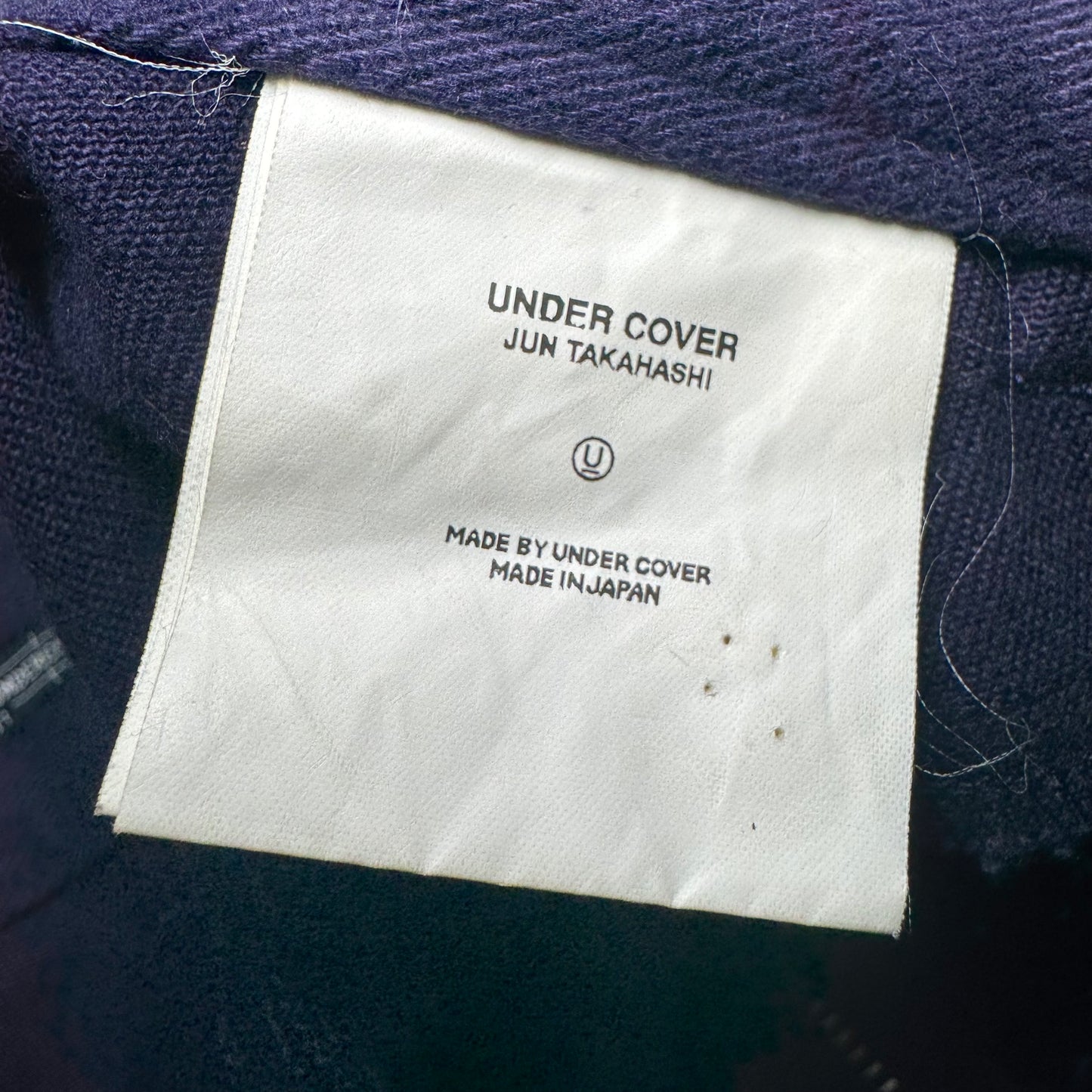 UNDERCOVER JUN TAKAHASHI PURPLE BRUSHED COTTON CARGO POCKET PANTS