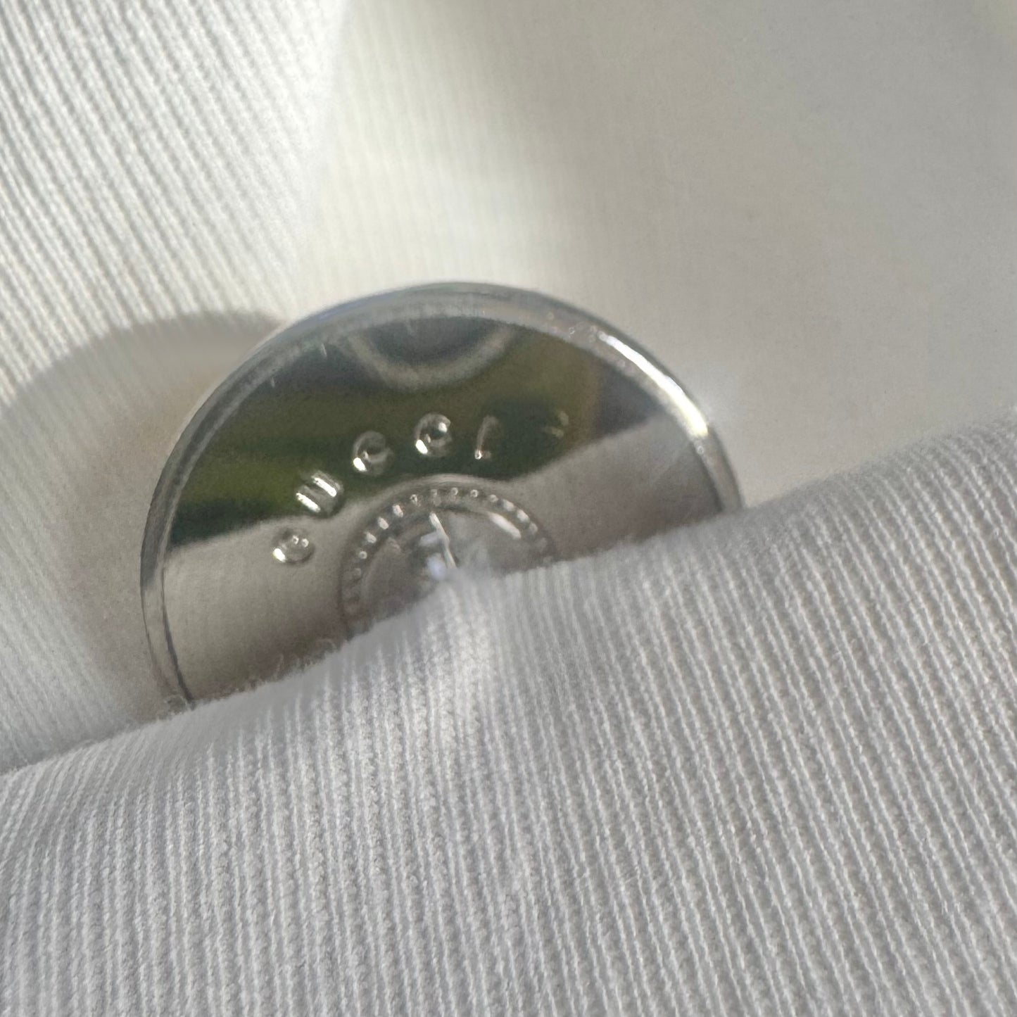 2014 GUCCI FRIDA GIANNINI IVORY SILVER BUTTON WHITE WIDE LEG SAILOR PANTS
