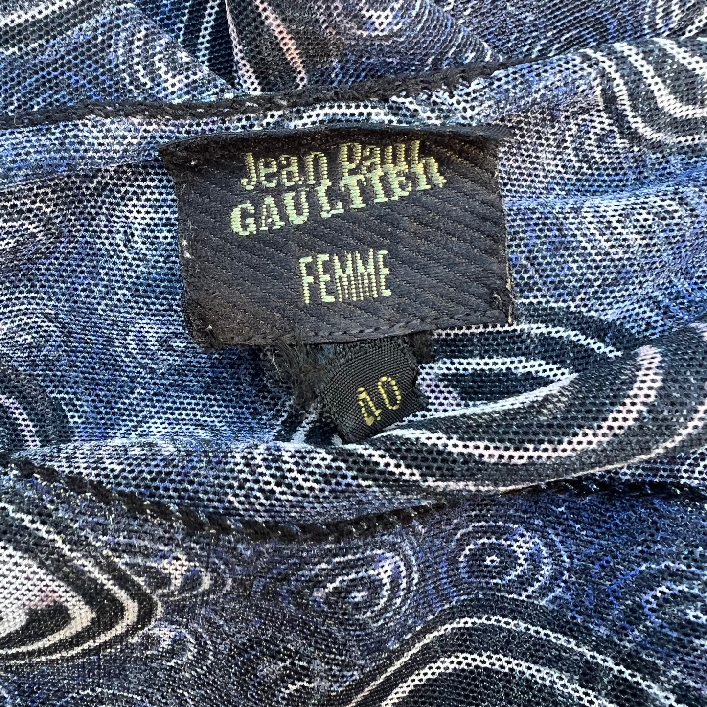 JEAN PAUL GAULTIER FW 1996 DOT MESH