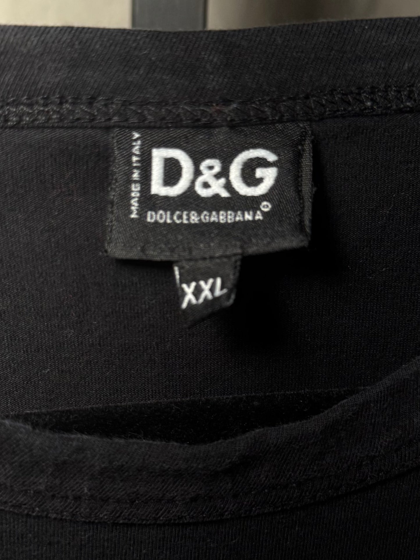 DOLCE & GABBANA ATHLETIC DEPARTMENT SPORTS TEAM PATCH TEE SHIRT
