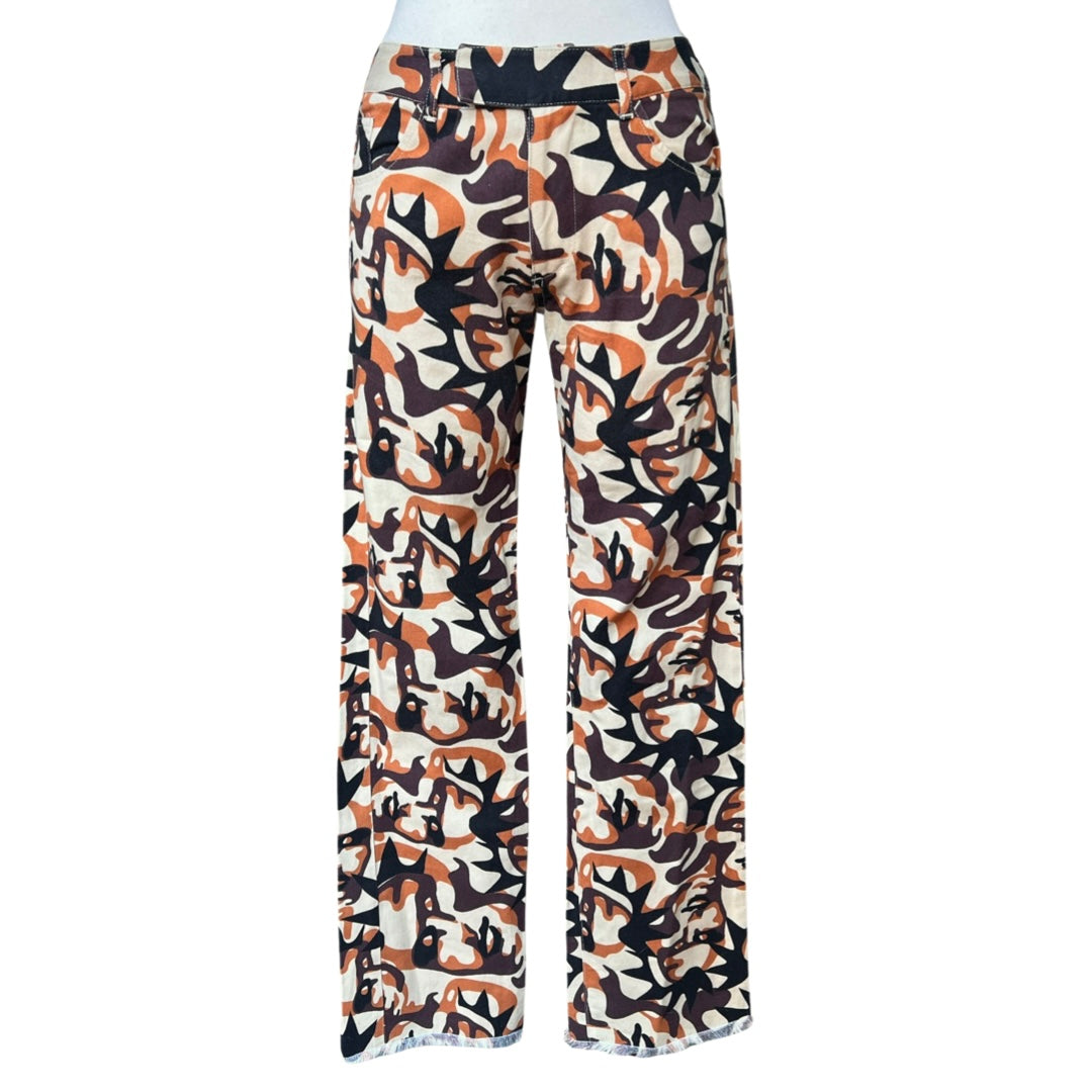 Jean Paul Gaultier 2000s Punk Faces Pants