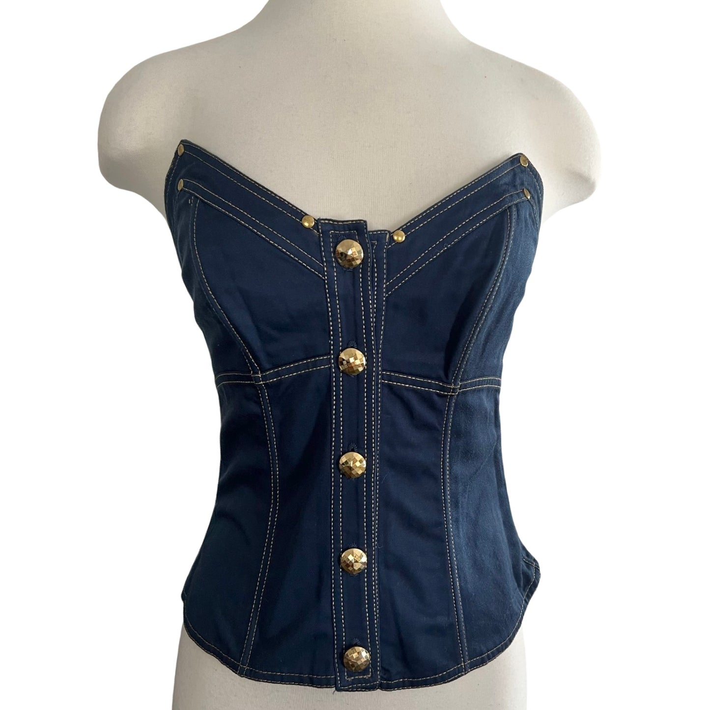 BERNARD PERRIS BUSTIER TOP