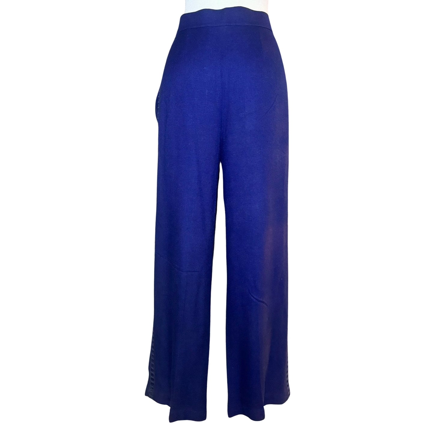 80s / 90s Thierry Mugler Blue Sailor Style Window Cut Out Suit