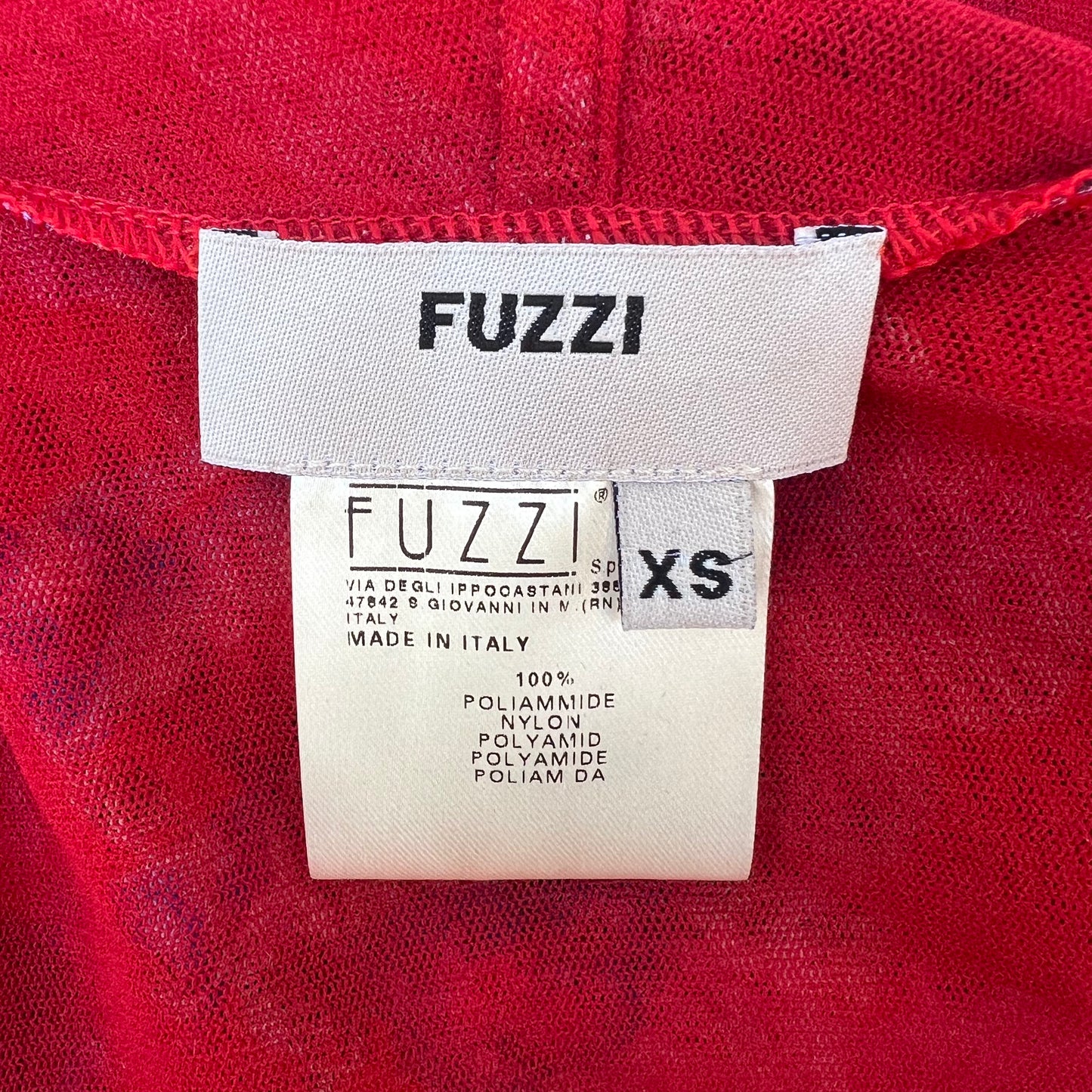 FUZZI MESH BIRD OF PARADISE FLORAL PRINT TIE FRONT CARDIGAN