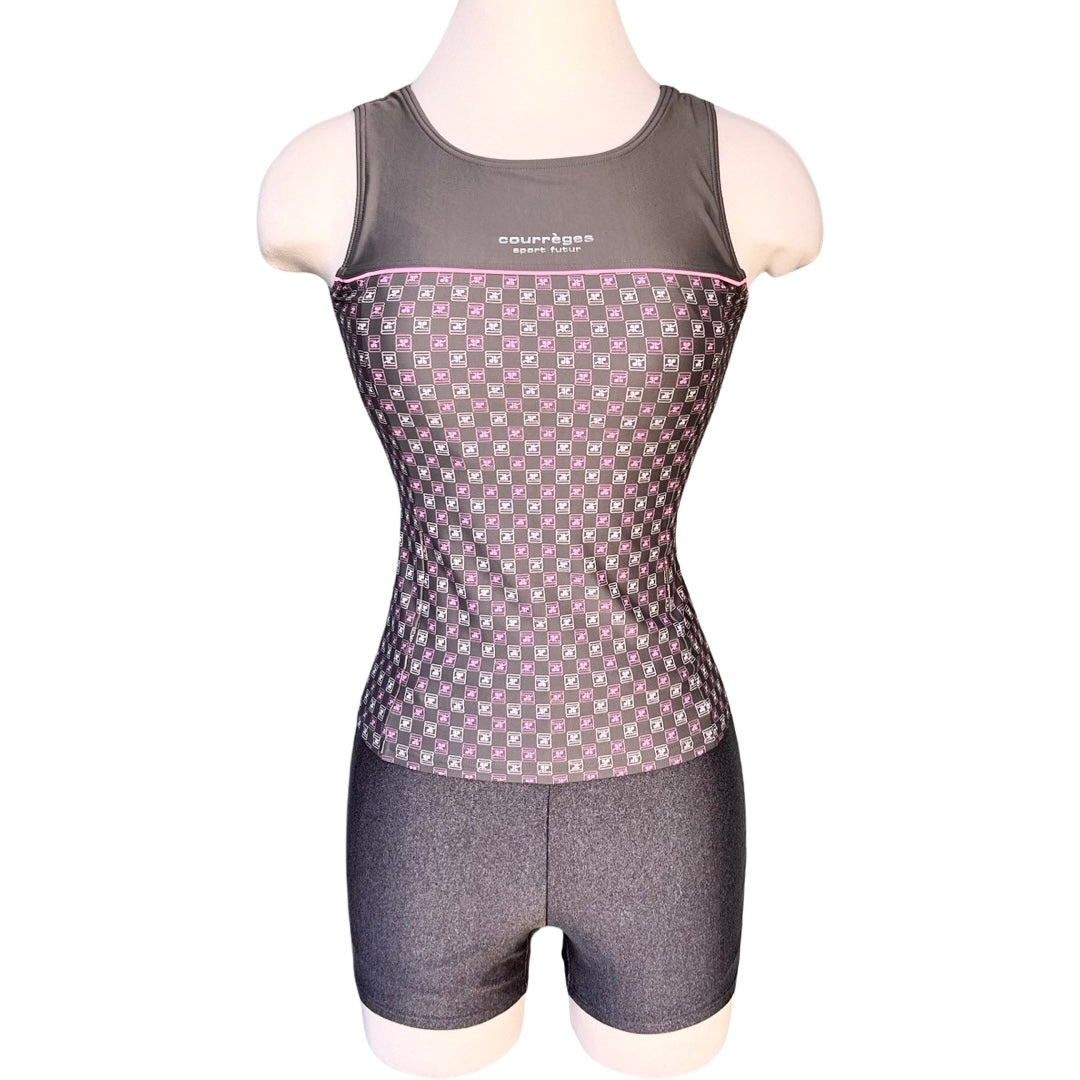 90s Courreges Tank & Shorts