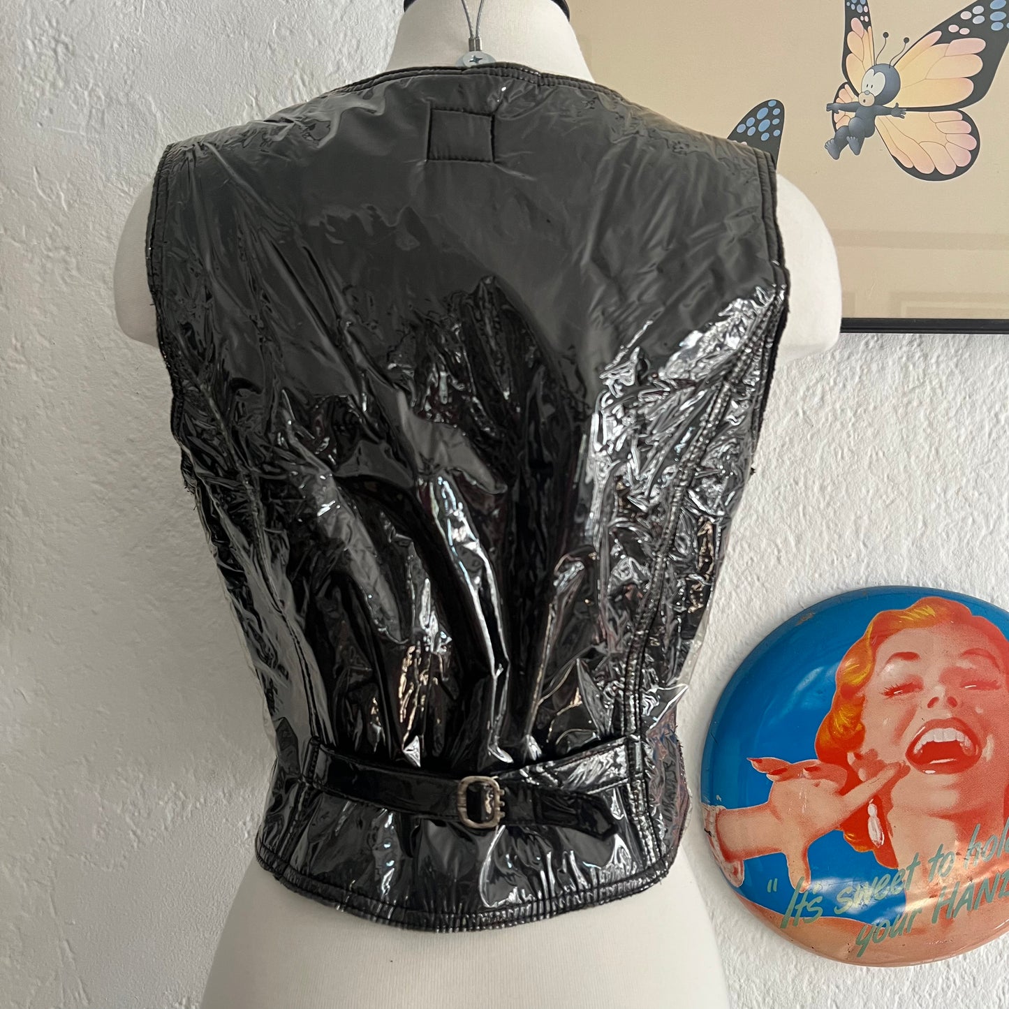 1990s Moschino Jeans Pvc Vest