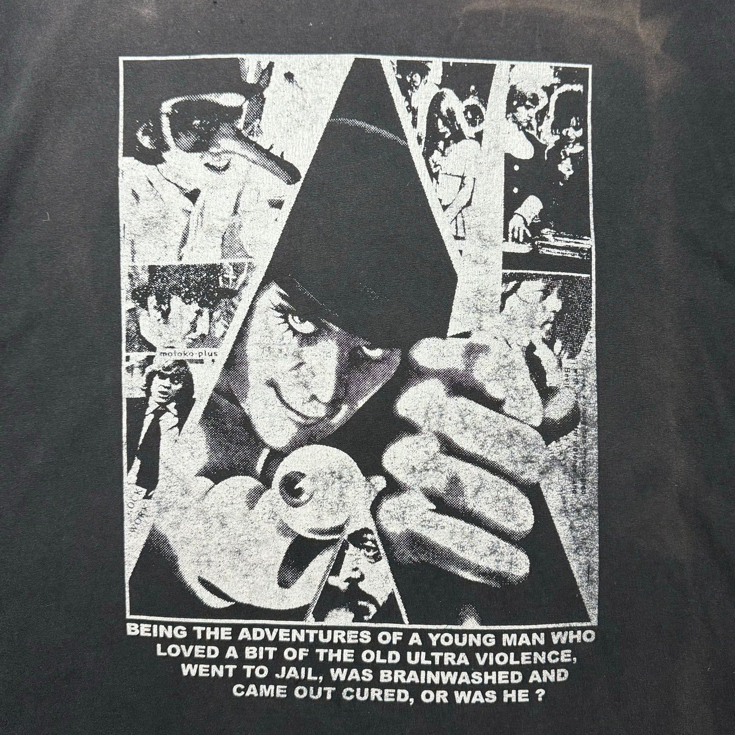 90s CLOCKWORK ORANGE MOSQUITO HEAD BLACK TEE