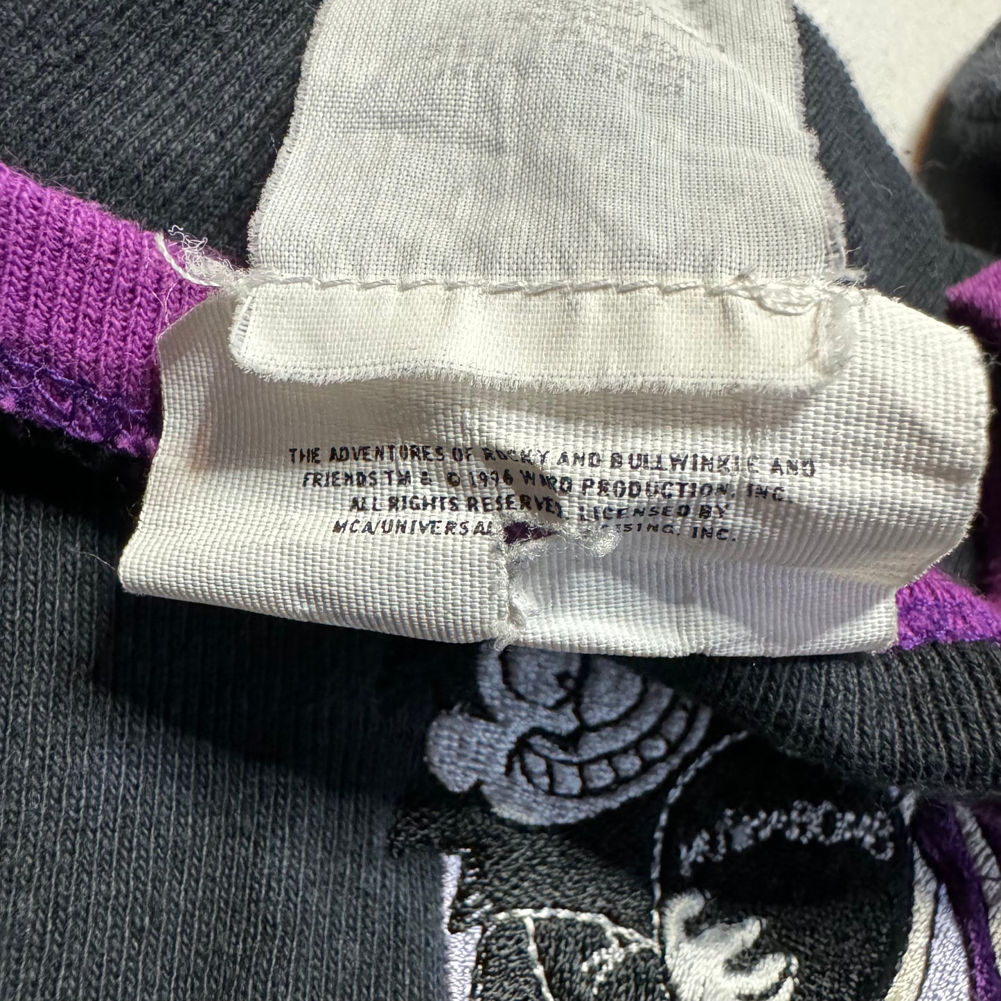 1996 BORIS & NATASHA EMBROIDERED SUN FADE BABY TEE
