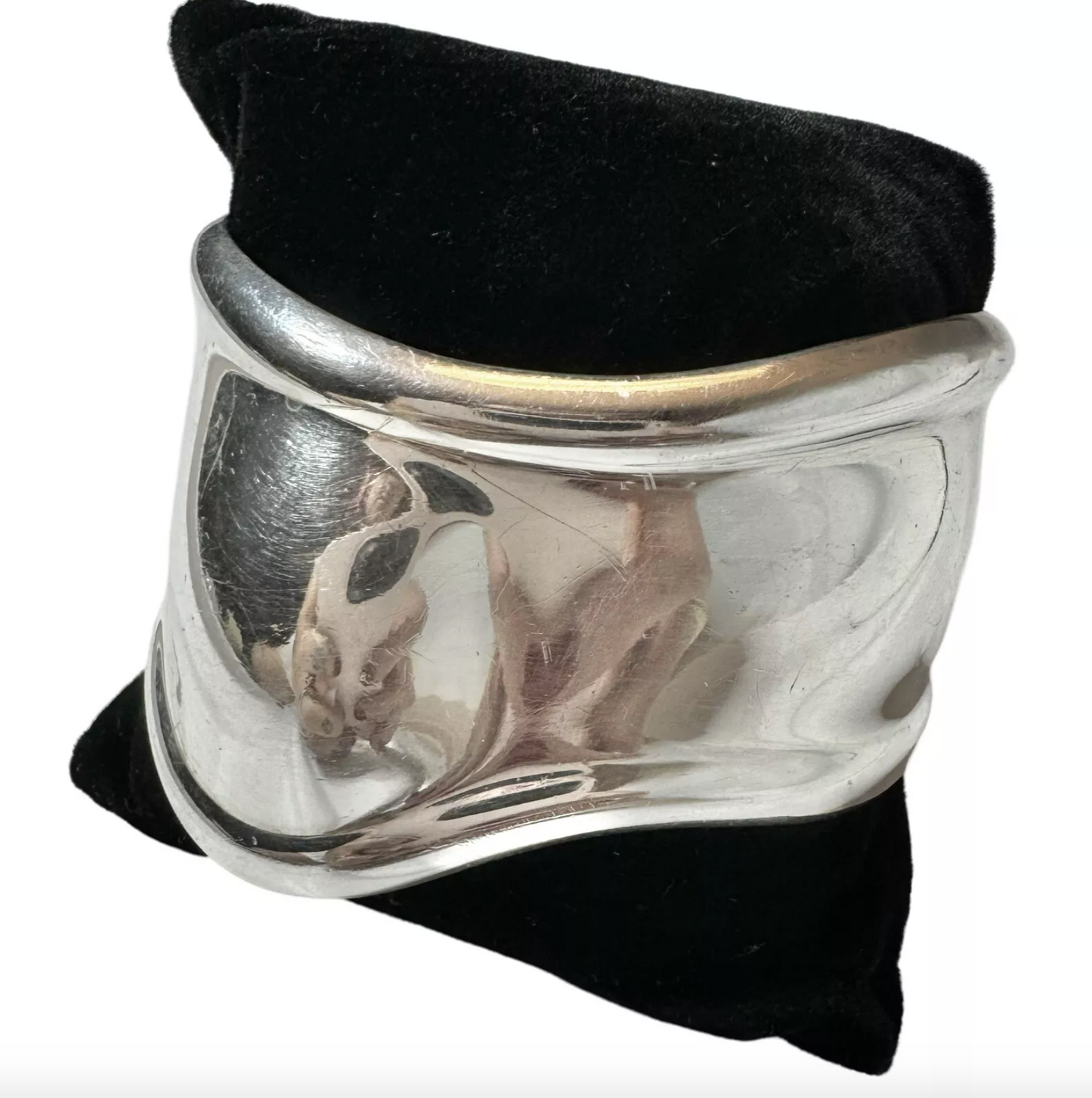 VINTAGE TIFFANY & CO ELSA PERETTI BONE CUFF 925 SMALL RIGHT WRIST