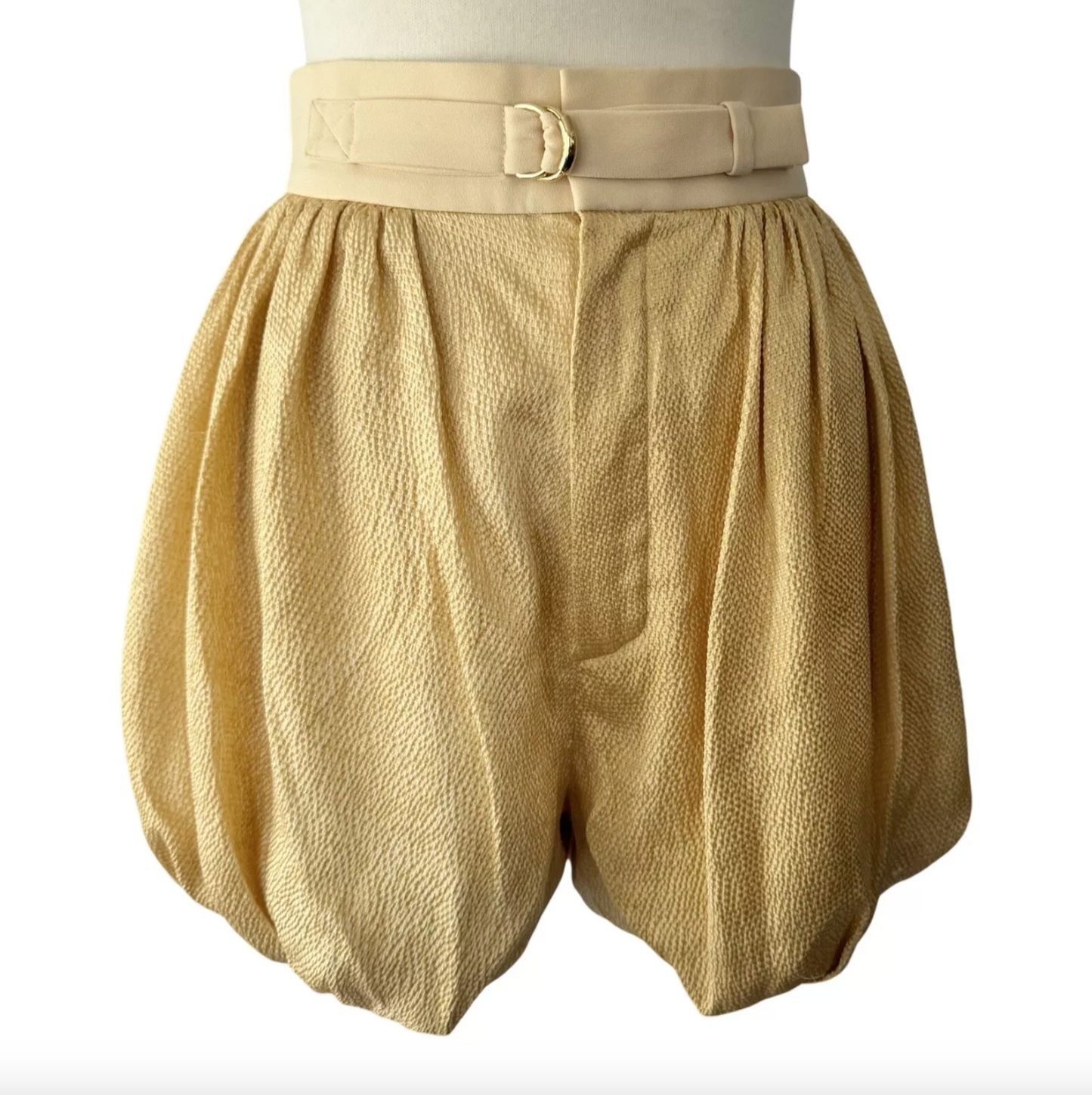 CHLOE STELLA MCCARTNEY ERA CREPE SILK BLOOMER SHORTS