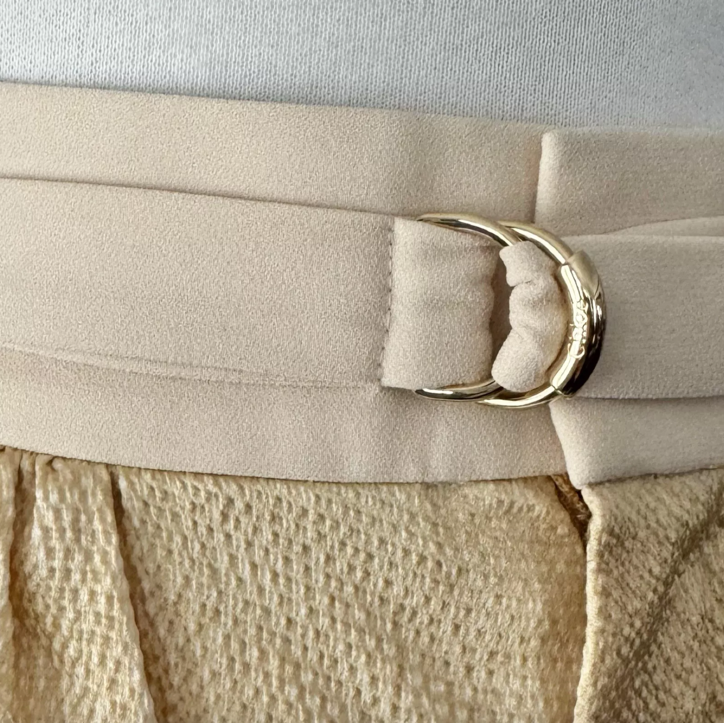 CHLOE STELLA MCCARTNEY ERA CREPE SILK BLOOMER SHORTS