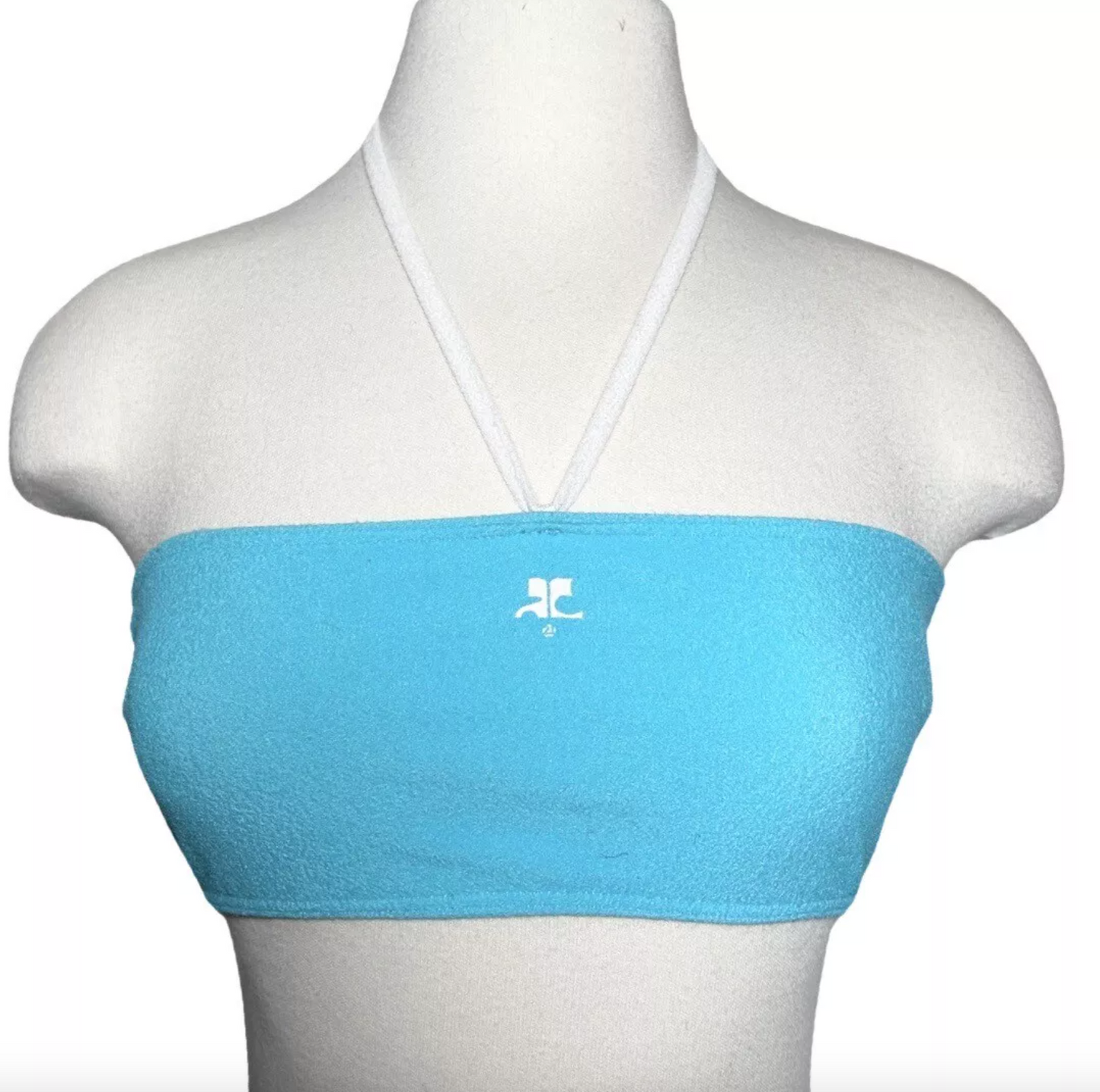 90s COURREGES LOGO TERRY BIKINI