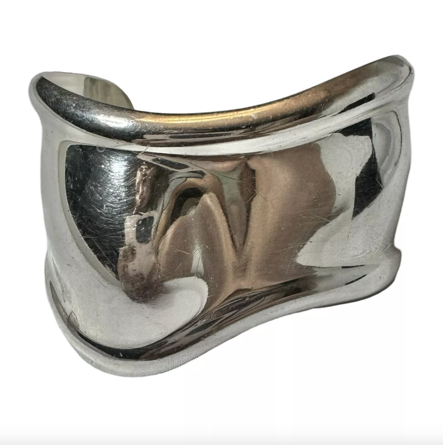 VINTAGE TIFFANY & CO ELSA PERETTI BONE CUFF 925 SMALL RIGHT WRIST