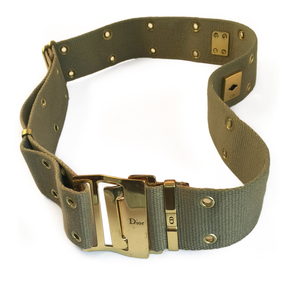 Dior Runway Military Belt