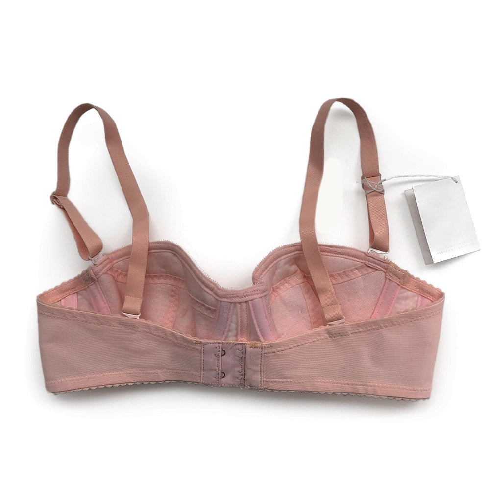 Christian Dior Monogram Trotter Pink Bra from Christian Dior Lingerie. Japanese Size: A70 All over monogram Trotter monogram pattern in pink on pink. Stretch satin adjustable straps with 3 hook closure Lace accent trim with delicate lace “Dior" in center.