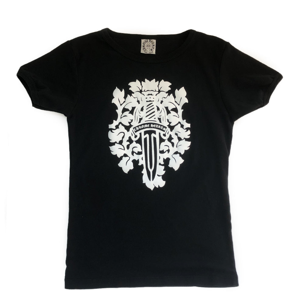 Chrome Hearts Short Sleeved Dagger Baby Tee - O/S