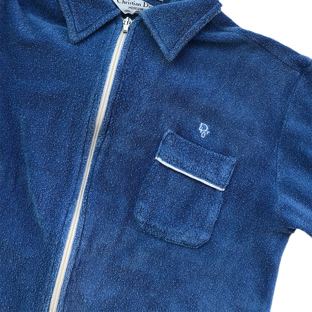 Vintage Christian Dior Zip Terry Shirt
