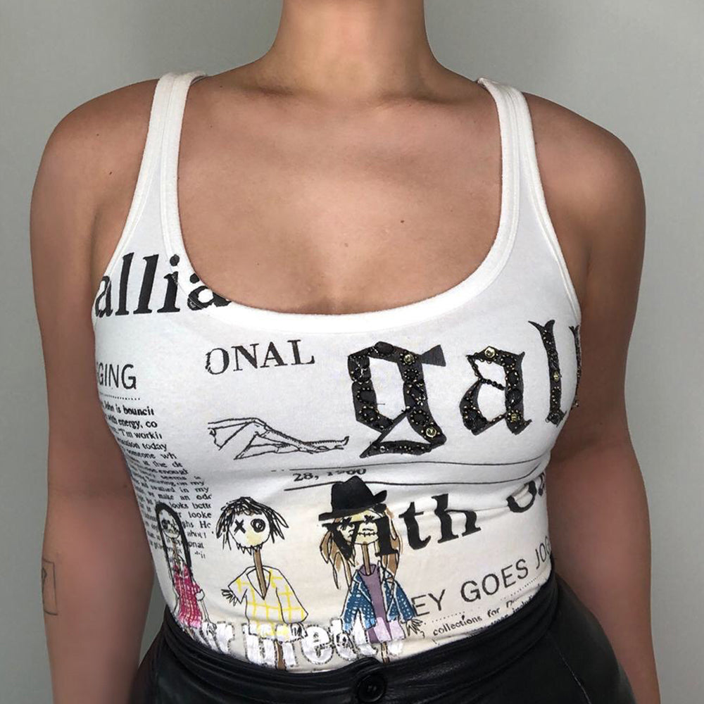 Galliano Newsprint Tank