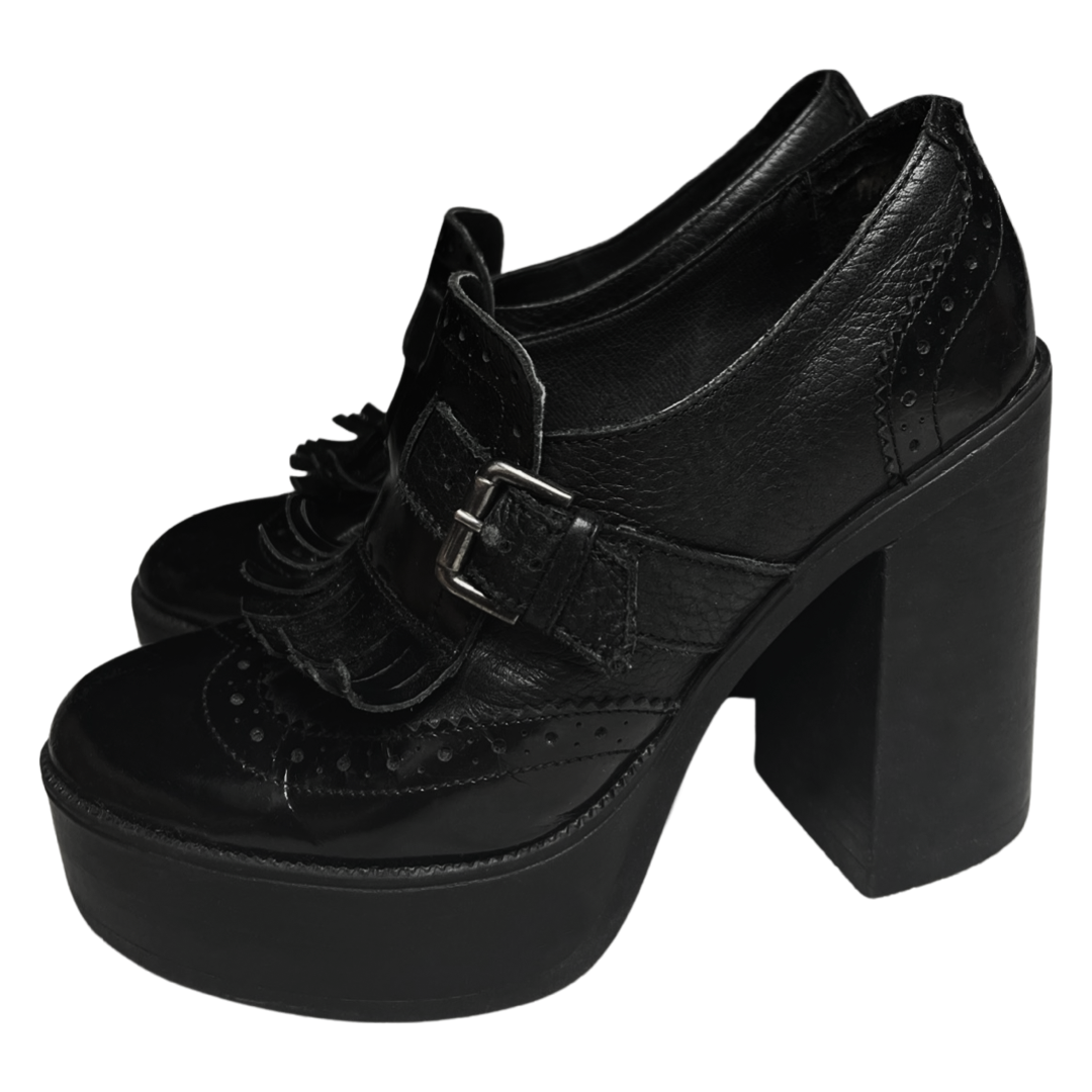 1990's Platform Loafers - 37