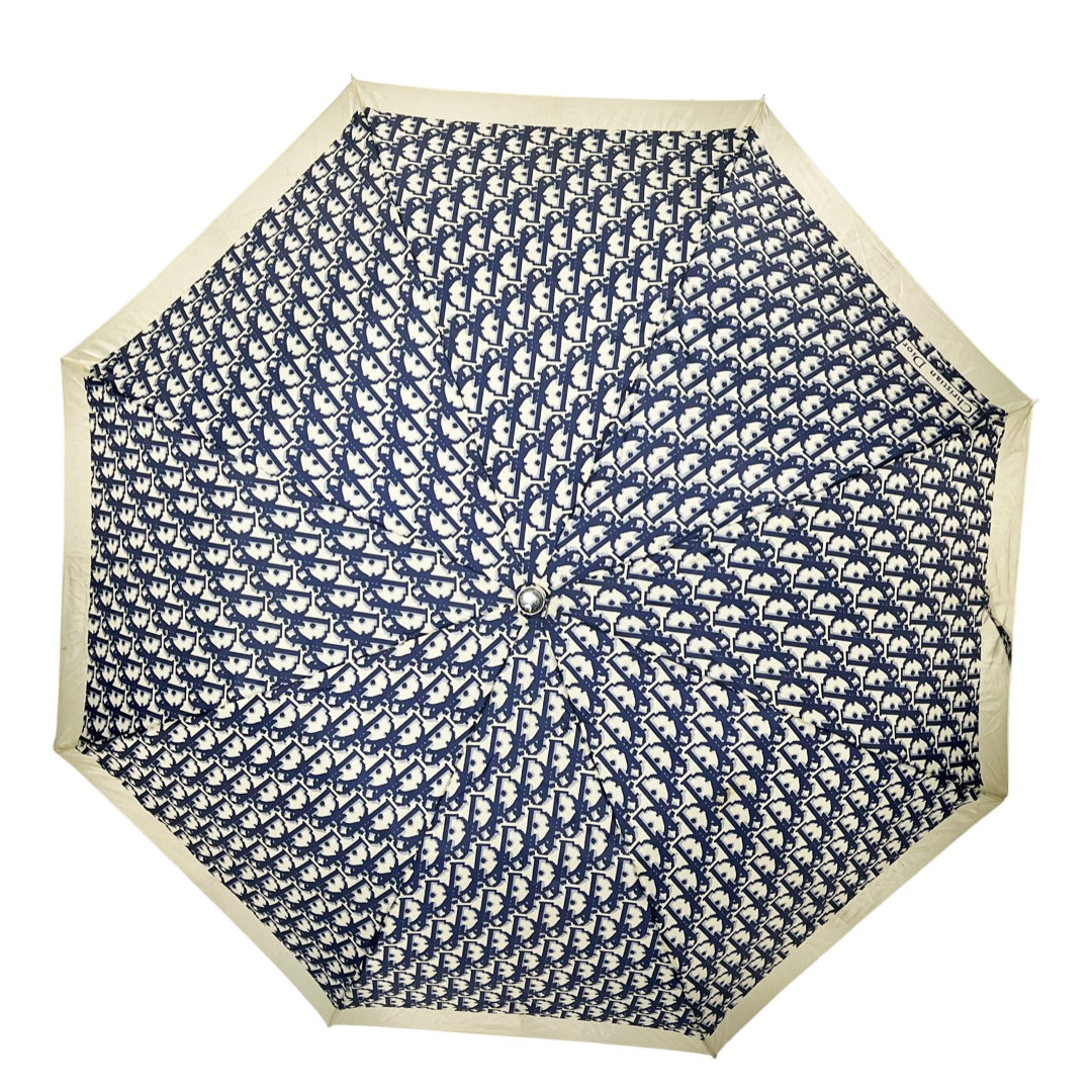 1970's Christian Dior Trotter Monogram Umbrella