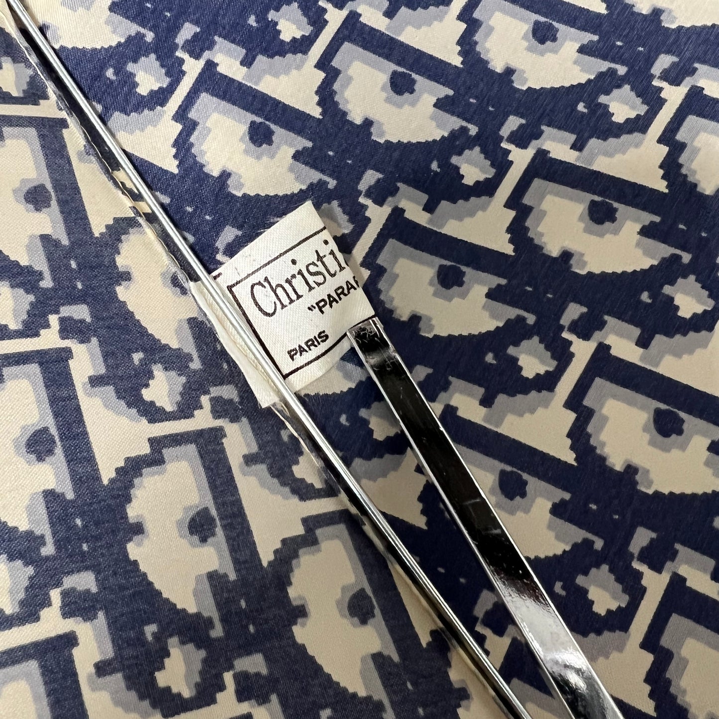 1970's Christian Dior Trotter Monogram Umbrella