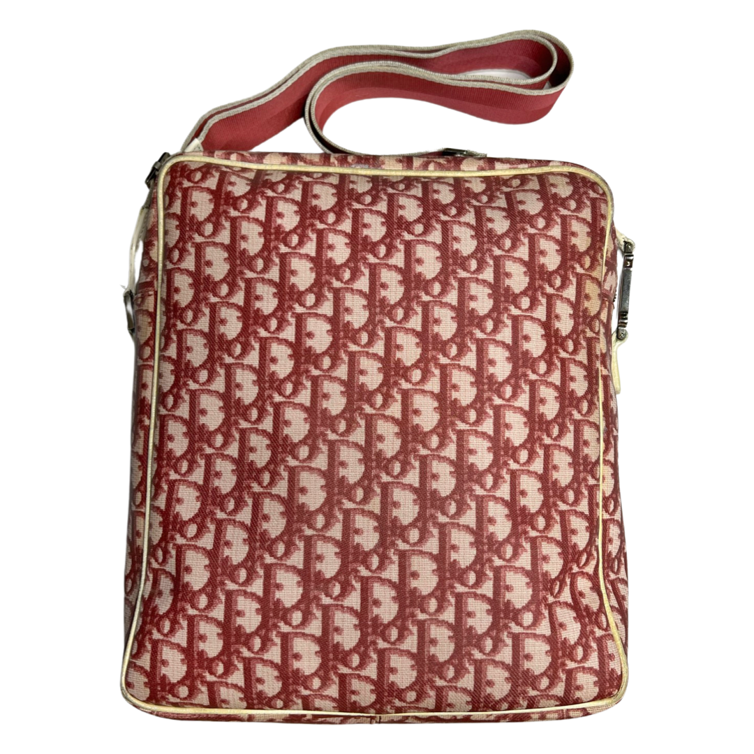 Dior No. 1 Burgundy Diorissimo Messenger Crossbody Bag