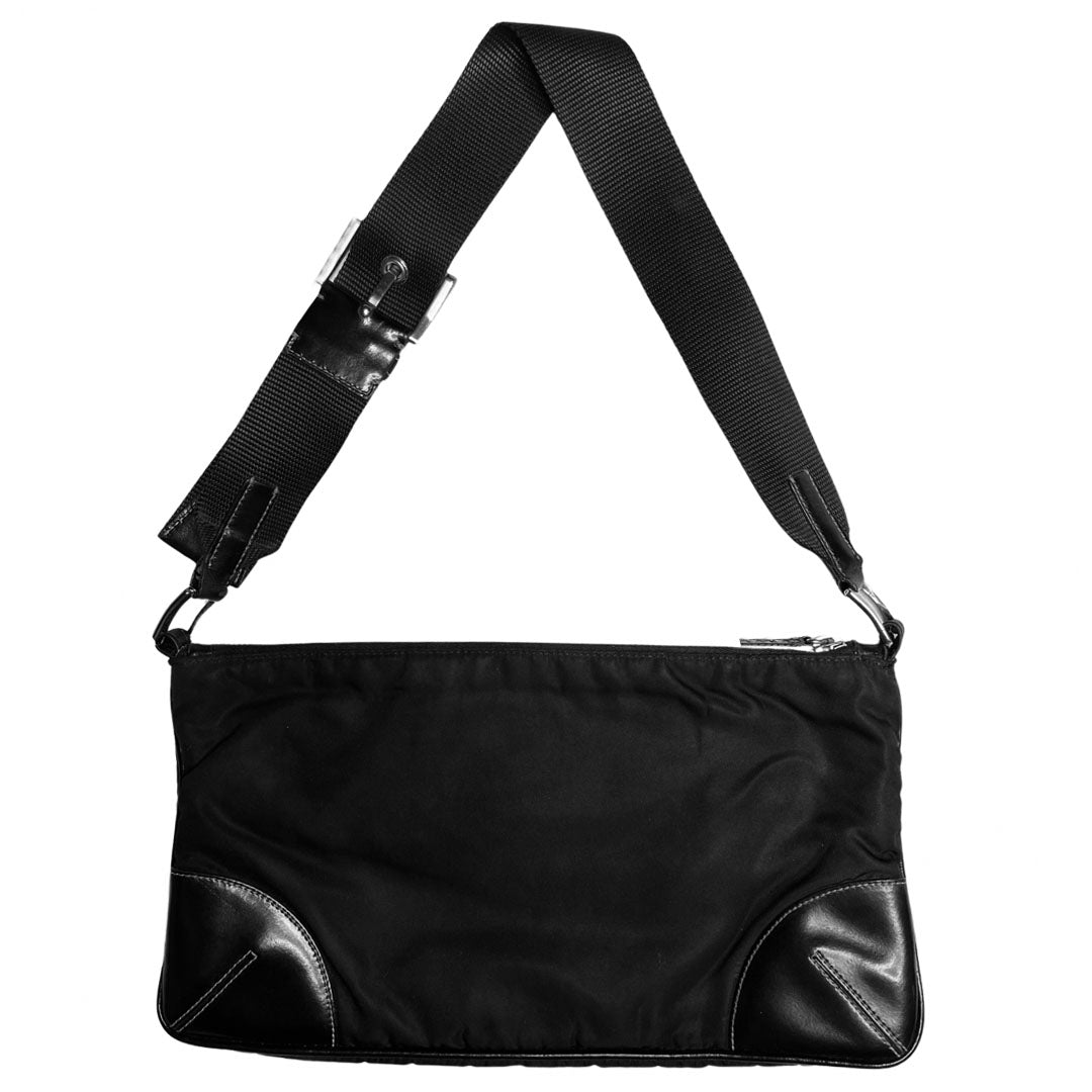 Prada Black Nylon Shoulder Bag