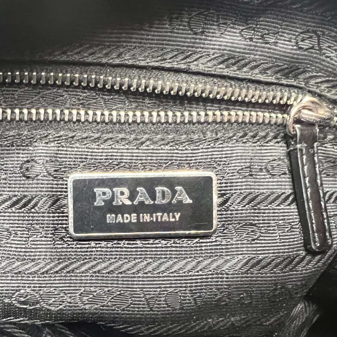 Prada Black Nylon Shoulder Bag