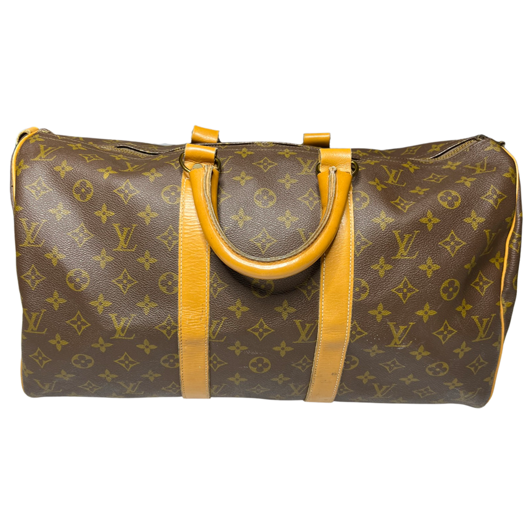 Louis Vuitton 1970's The French Company Monogram Keepall 45