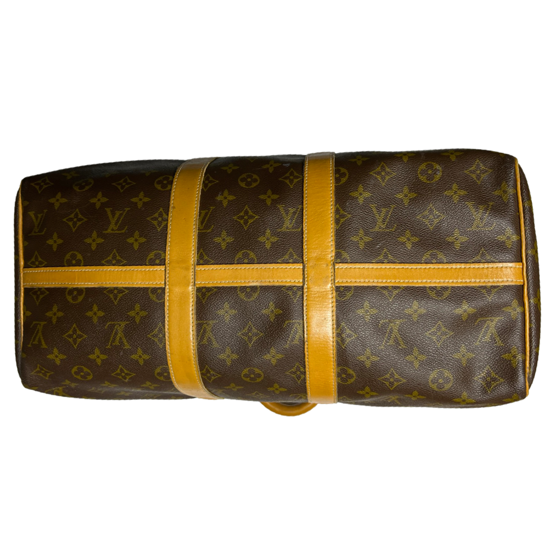 Louis Vuitton 1970's The French Company Monogram Keepall 45