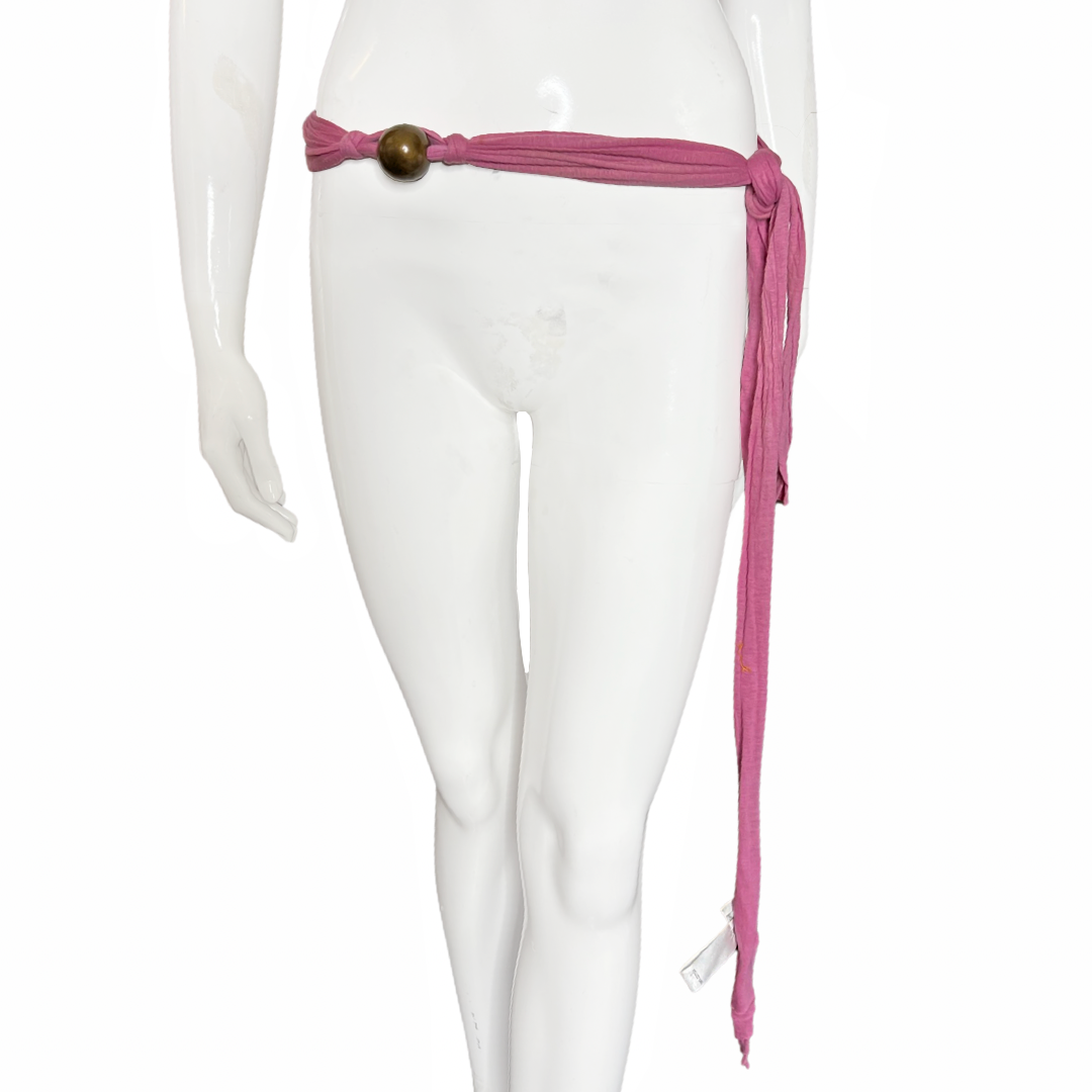 Chloe Hortensia Pink Tie Belt