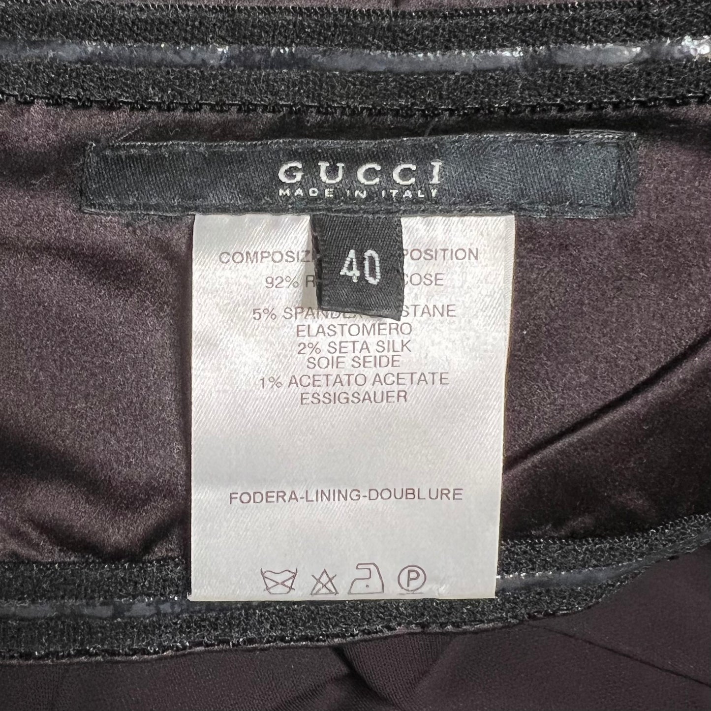 Gucci by Tom Ford Cutout Buckle Tube Top