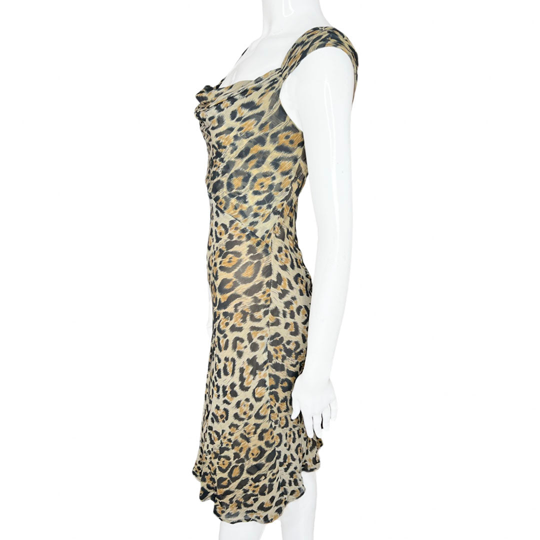 2000's Leopard Printed Dress