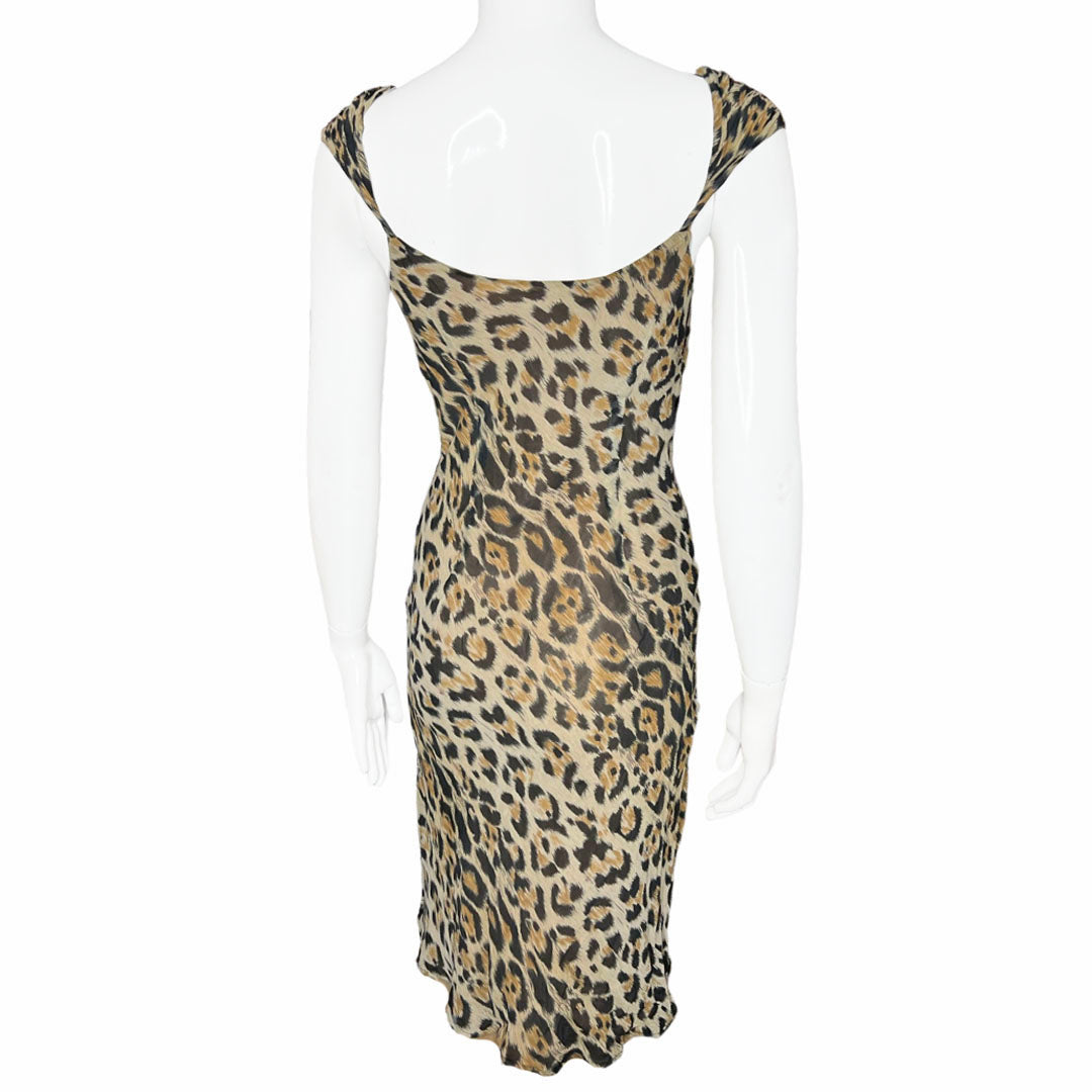 2000's Leopard Printed Dress