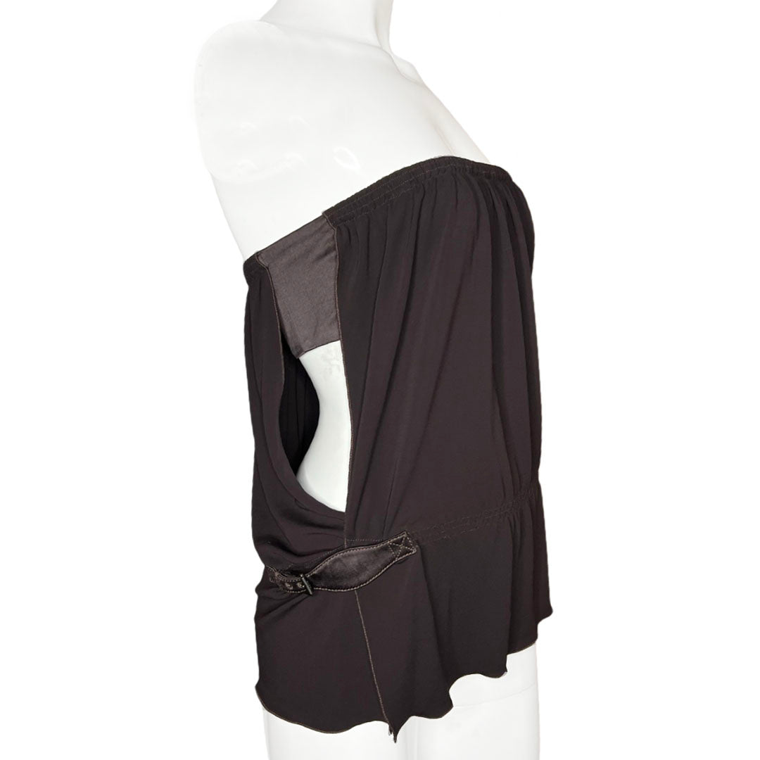 Gucci by Tom Ford Cutout Buckle Tube Top