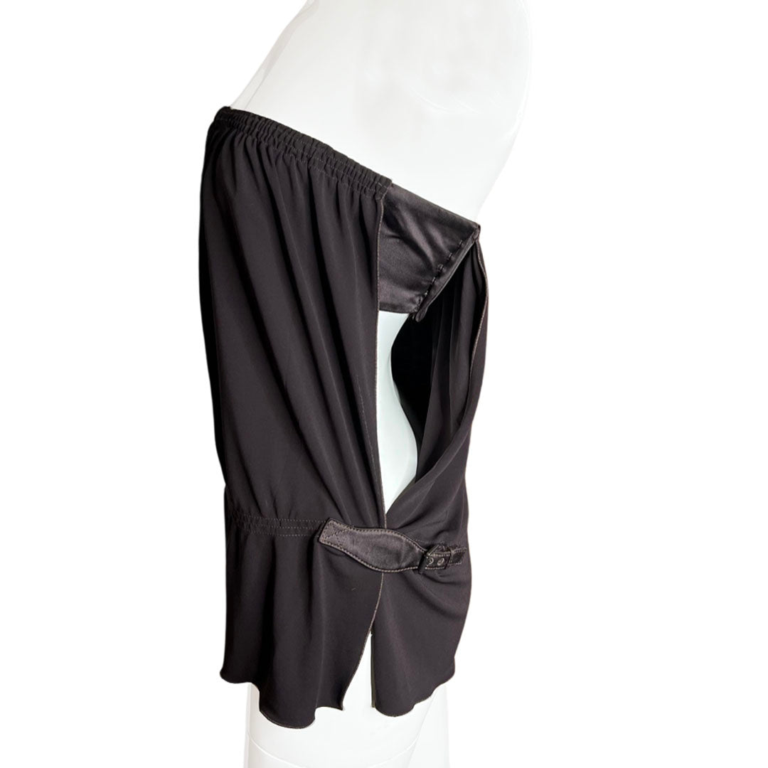 Gucci by Tom Ford Cutout Buckle Tube Top